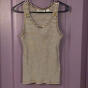 ALLYSON WHITMORE Women’s Striped Tank Top Size L